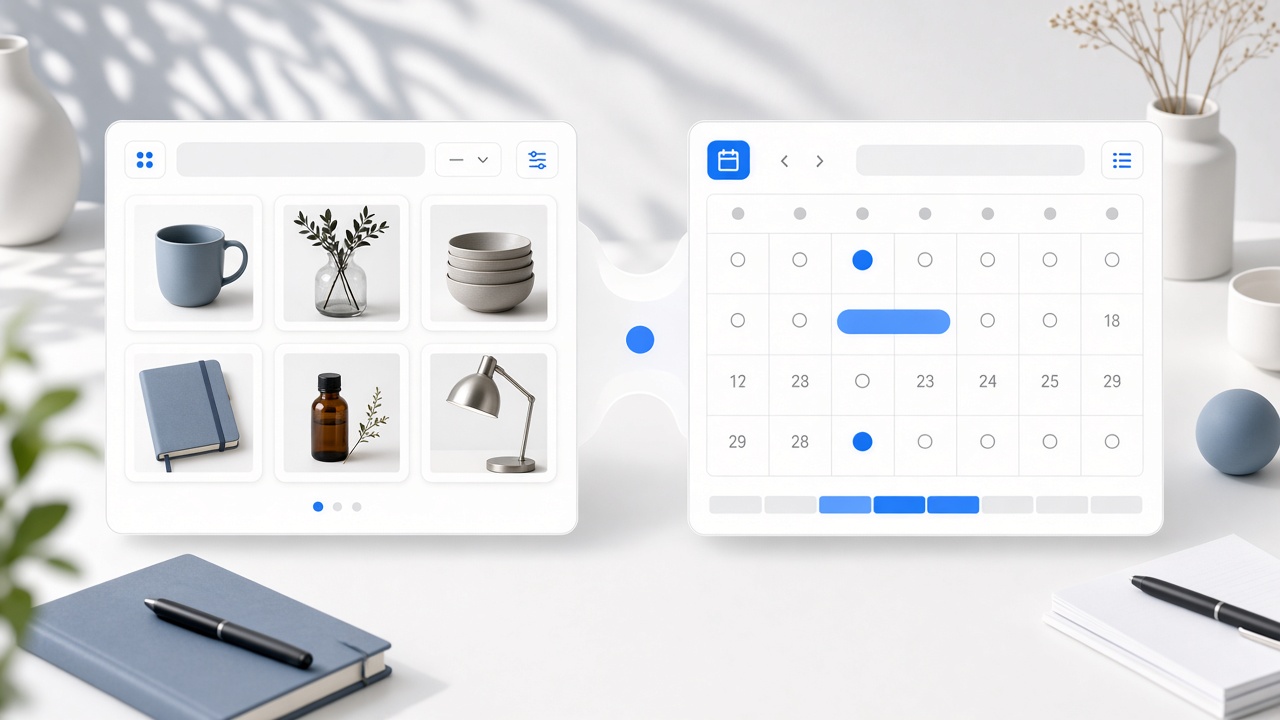 Catalog or booking? When to add which